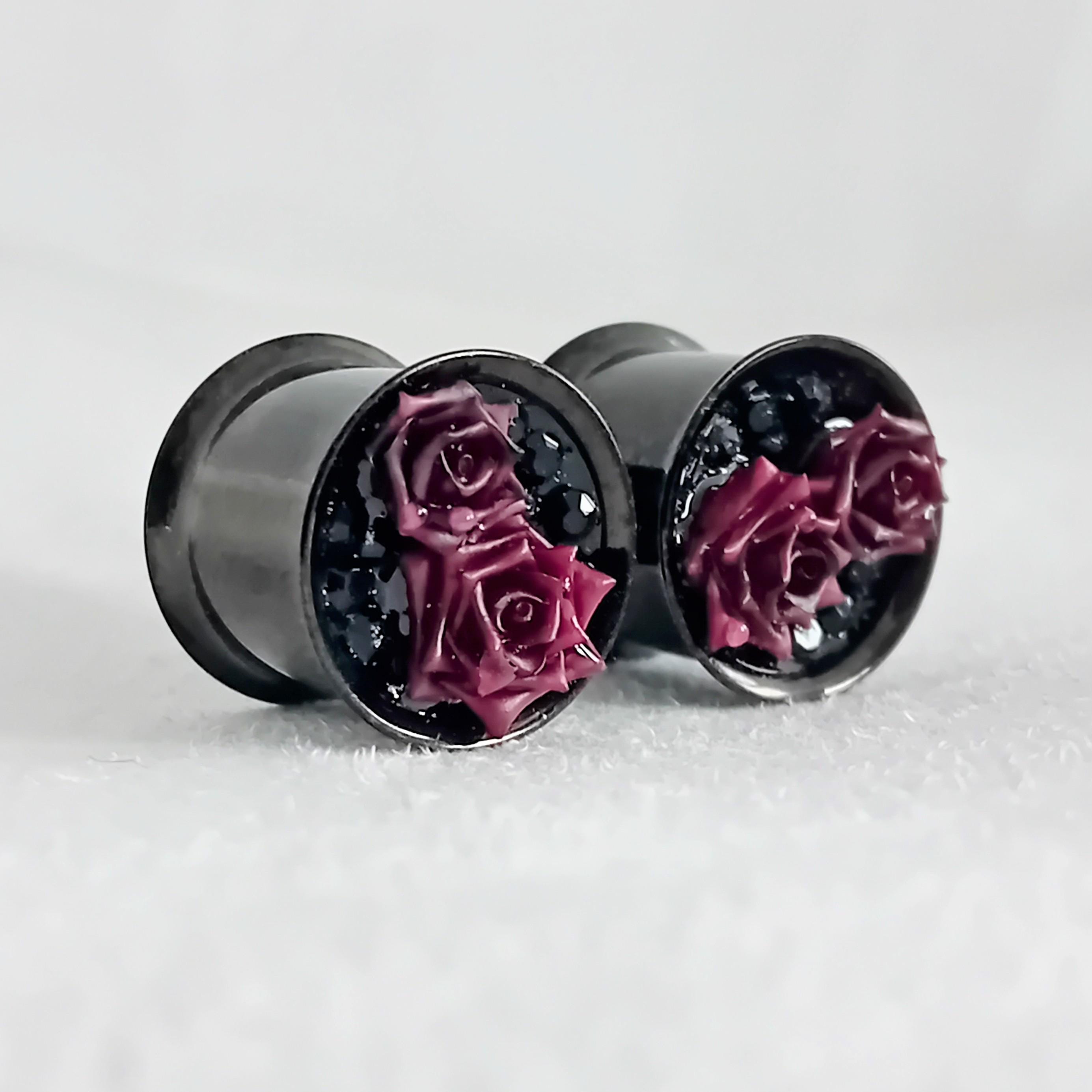 Boucles d'oreilles plaqué or et oxyde de zirconium violet 4 mm Boucles d'oreilles plaqué or et oxyde de zirconium violet 4 mm