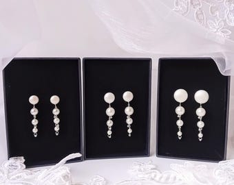 Zatyczki do uszu na specjalne okazje; kolczyki ze stali i sztucznych pereł (2 g, 6 mm i więcej) Zatyczki ślubne, tunele do uszu – ręcznie robione i gotowe do wysyłki