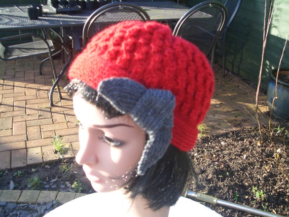 ladies red winter hats