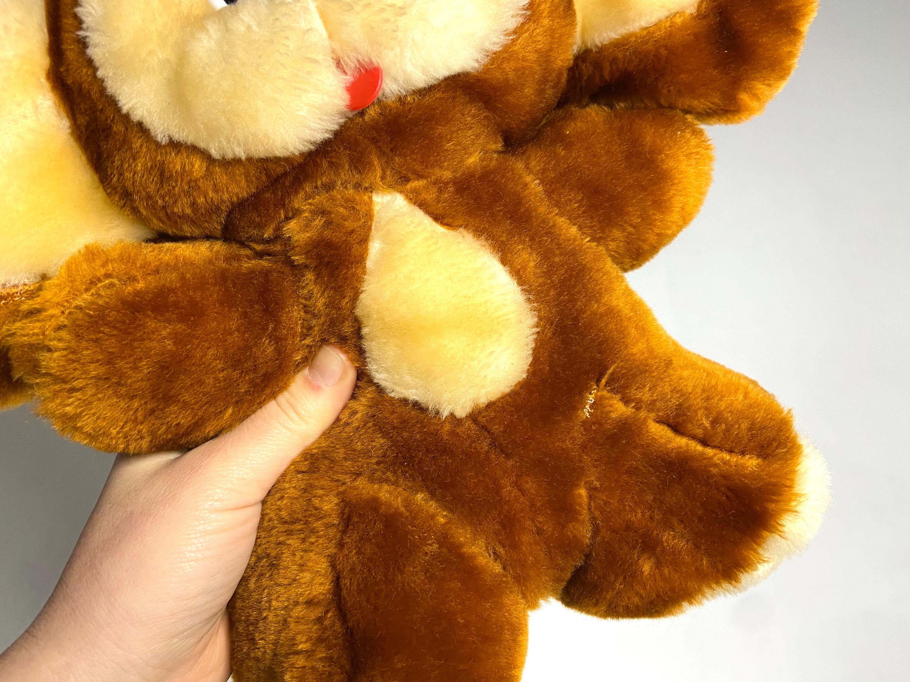 Cheburashka and Crocodile Gena Plush , Vintage Soft Doll USSR, Old