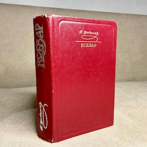 Ukrainian poet Taras Shevchenko Kobzar, Old collectible rare vintage book, Russian classics language poems literature, Ukrainian shop