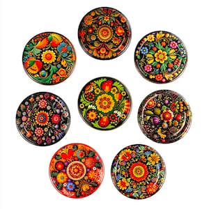 SET 20 pcs Ukrainian screw metal lids for canning, russian preservation supplies, rustic  Slavic decorative iron canning lids, jar sealer