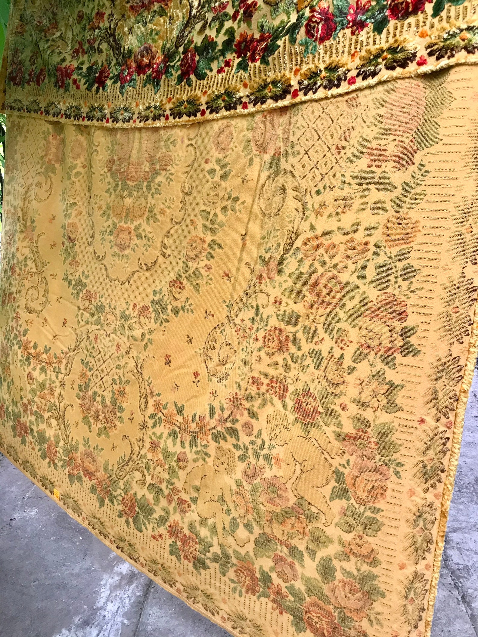 Large Square Velvet floor wall thin Rug Italian luxury Etsy