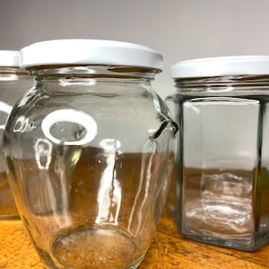 Einmachgläser aus Glas mit Deckel, rustikale Küchenkanister, Einmachglas, Konservenzubehör