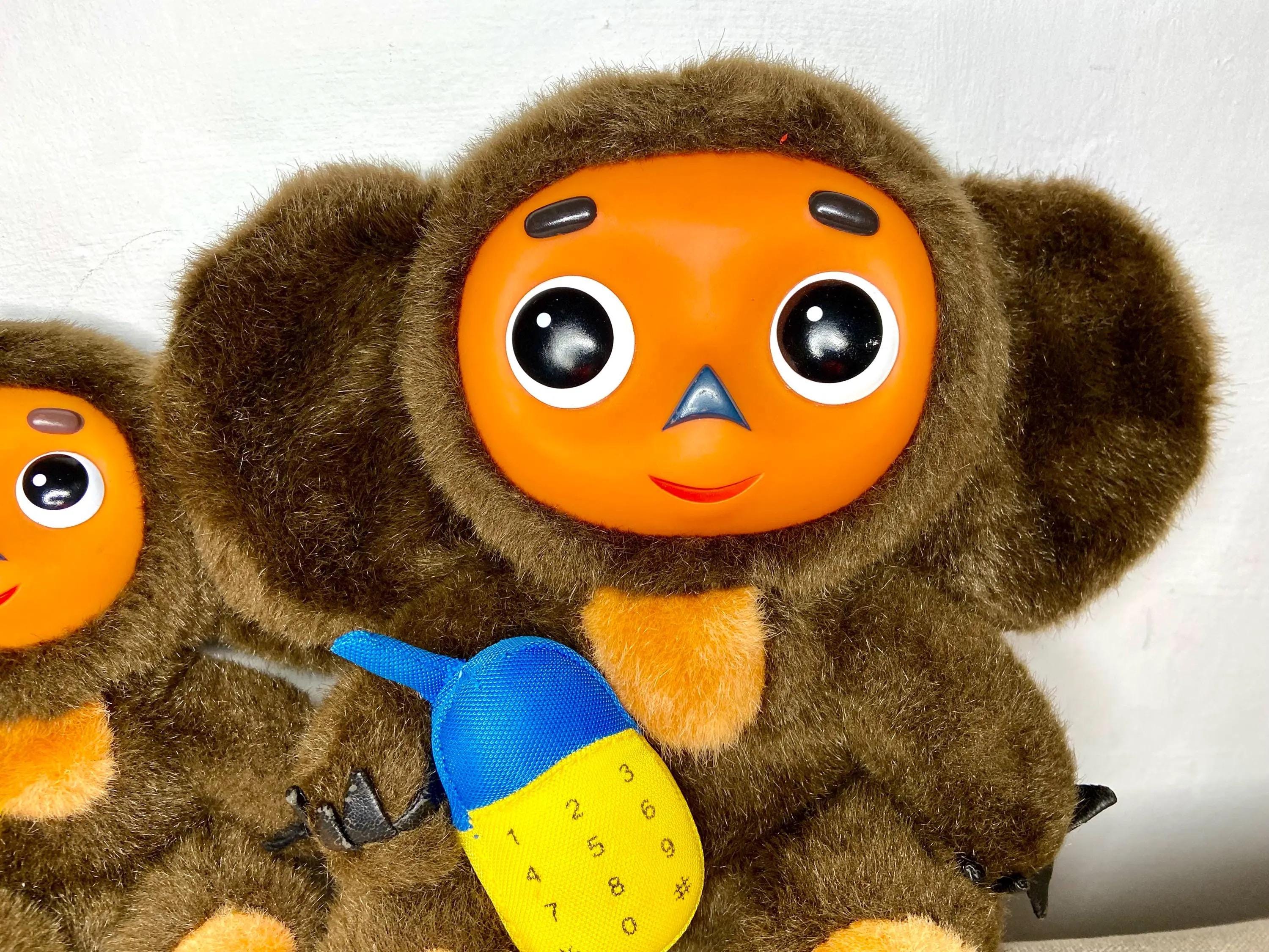 チェブラーシカとワニのゲーナぬいぐるみソ連のおもちゃ、ヴィンテージ