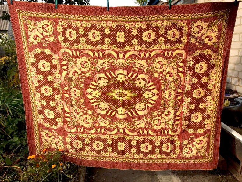 2sided vintage tapestry sofa bedspread retro boho rustic Etsy