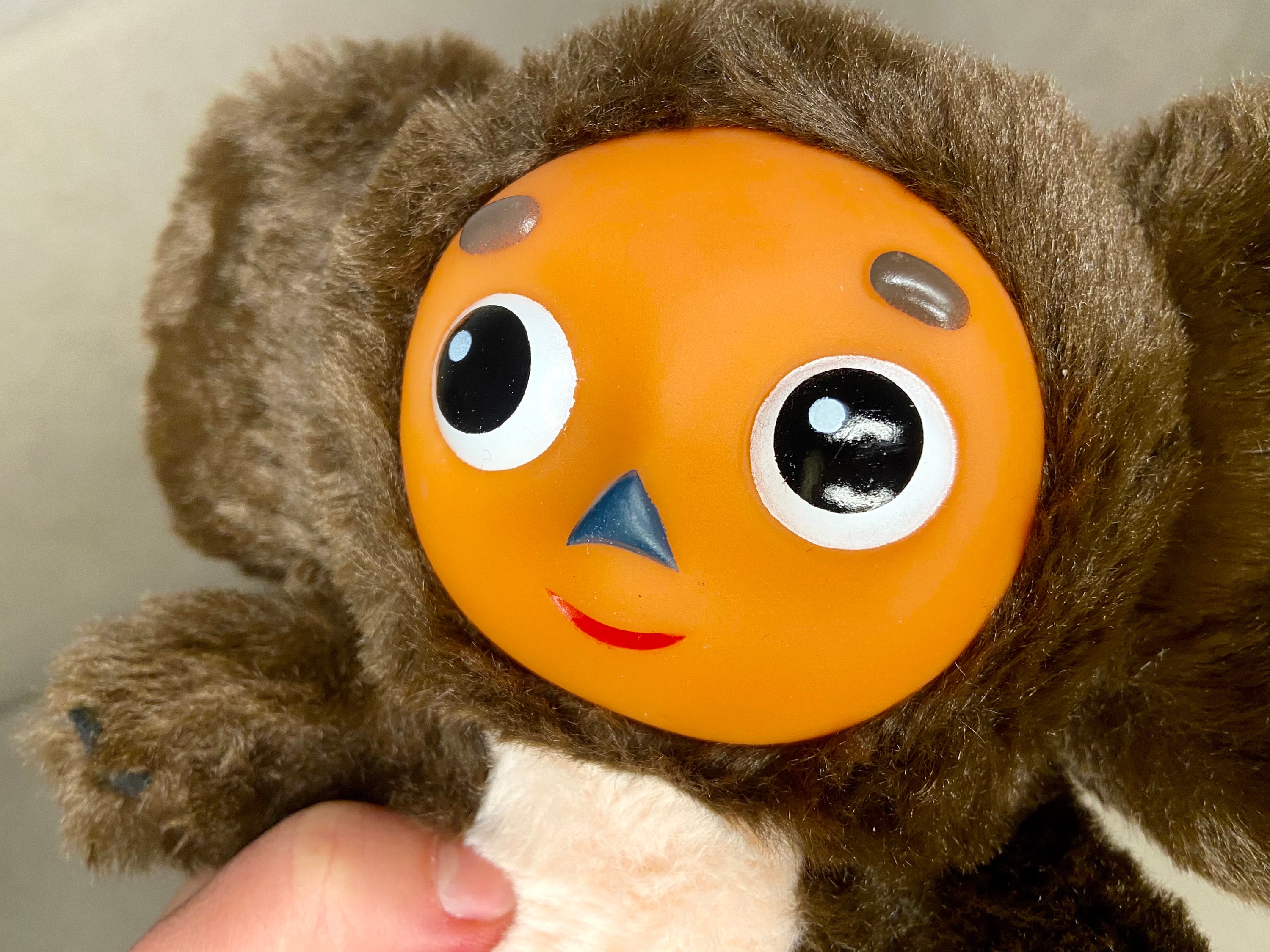 チェブラーシカとワニのゲーナのぬいぐるみ、ヴィンテージソビエト