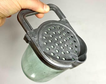 Sieve on jar, sieves for preservation, Eastern European canning supplies