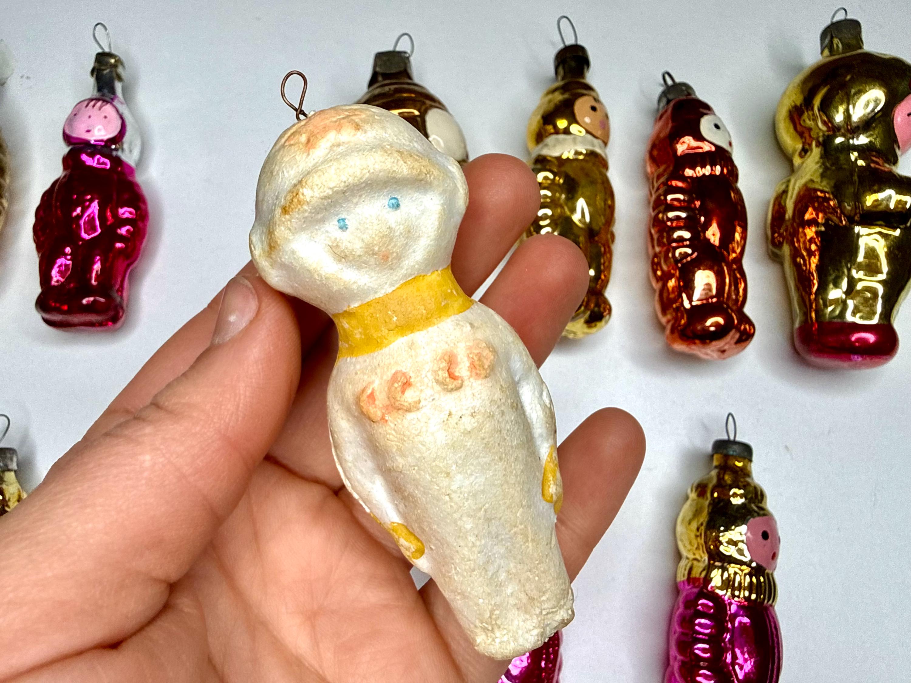 Spaceman Soviet Vintage Mercury Space Christmas Ornament, 60s