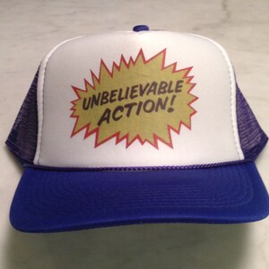 FIRE SALE UNBELIEVABLE Action Limited Edition Super-Ball® Hat Royal Blue Slight Smoke Saturation image 1