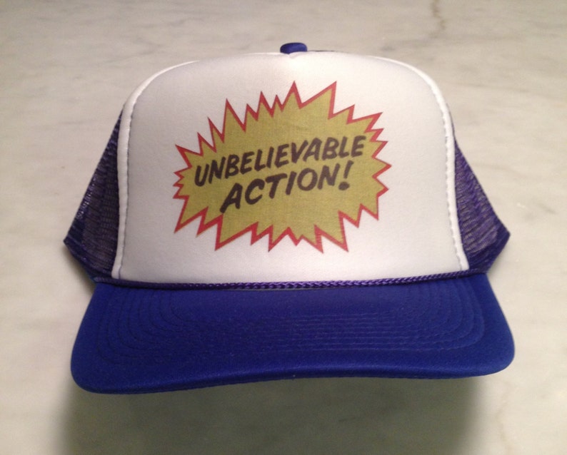 FIRE SALE UNBELIEVABLE Action Limited Edition Super-Ball® Hat Royal Blue Slight Smoke Saturation image 1