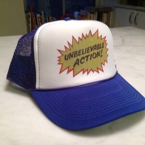 FIRE SALE UNBELIEVABLE Action Limited Edition Super-Ball® Hat Royal Blue Slight Smoke Saturation image 2