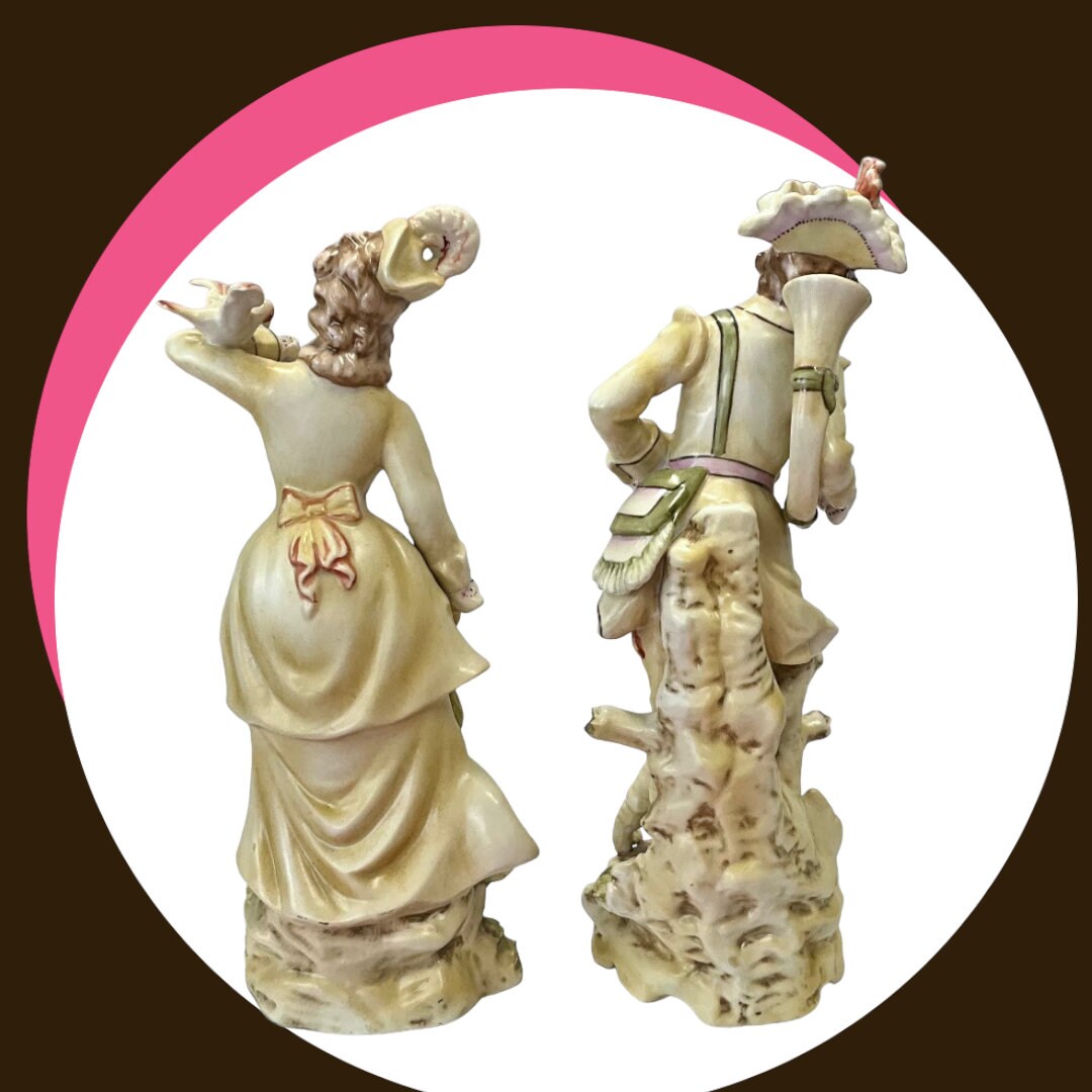 Andrea Sadek Vintage/antique Porcelain European Colonial Man Woman ...