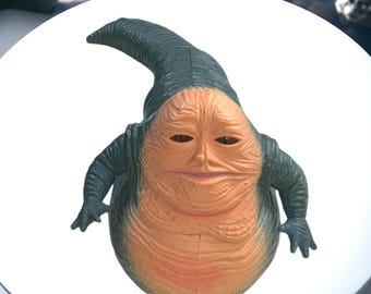 Vintage 1997 Star Wars Jabba the Hutt Action Figure Kenner Hasbro Lucasfilm Toy
