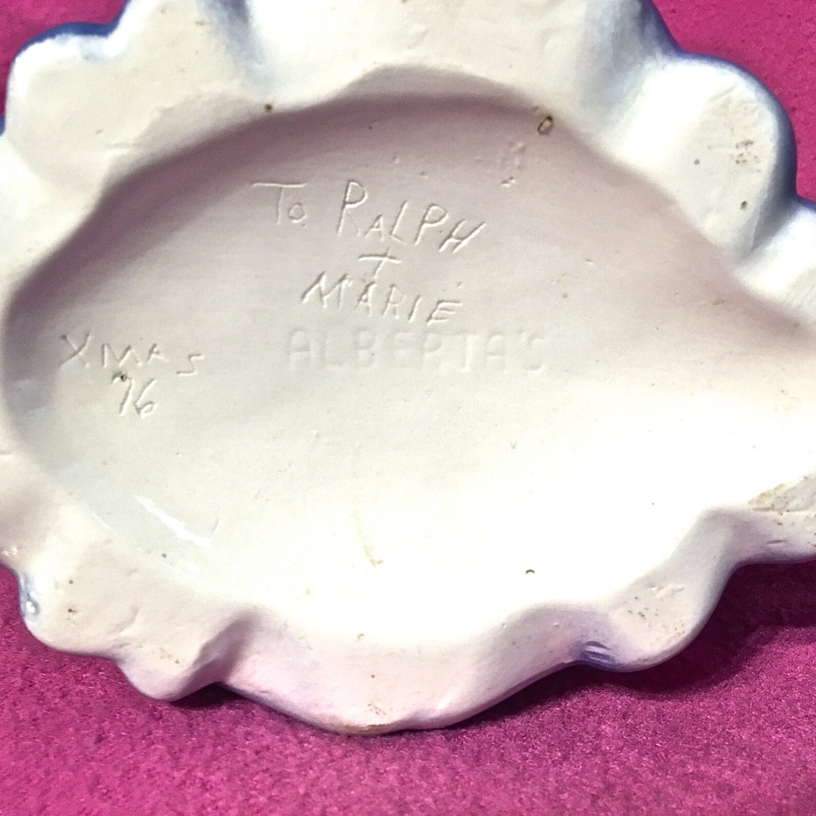 Vintage Albertas Large Ceramic Ewer Pitcher White with Etsy