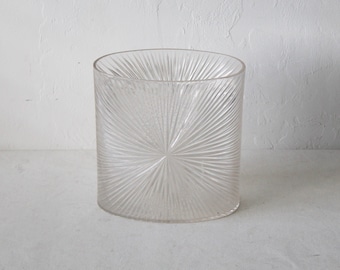 Sally Designs Style Oval Textured  Acrylic Waste Basket