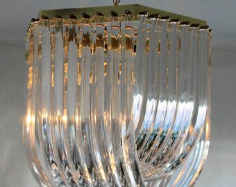Lucite ribbon chandelier online