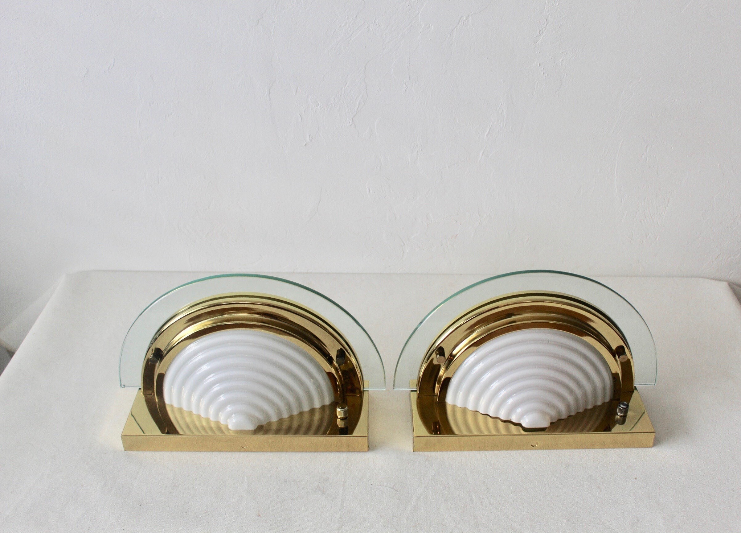 Wall sconce half moon deals