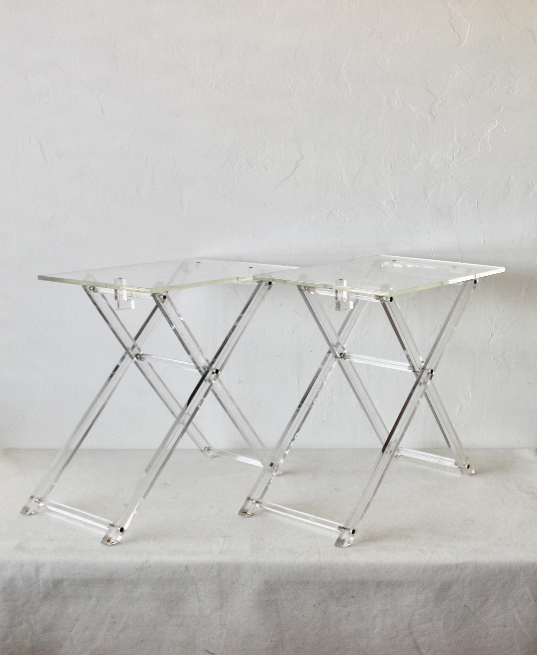 Charles Hollis Jones Lucite Table - Etsy