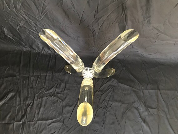 Lucite Tusk Dining Table Base By Charles Hollis Jones Free Shipping
