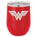 Wonder Woman Bridesmaid 12 oz. Engraved Stemless Wine Glass Stainless Steel Bridesmaid Gift, Better Than A Yeti - PINK-ANY QUANTITY