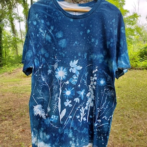 Cyanotype T-shirt size Large