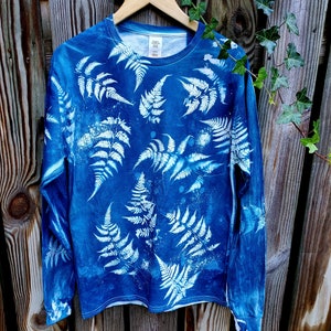 Alex Cyanotype Long Sleeve T-shirt ~ M