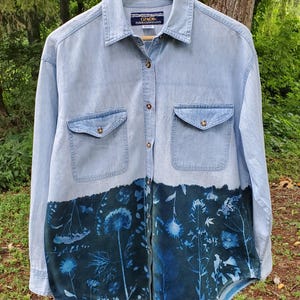 Lexi Cyanotype Shirt ~ M