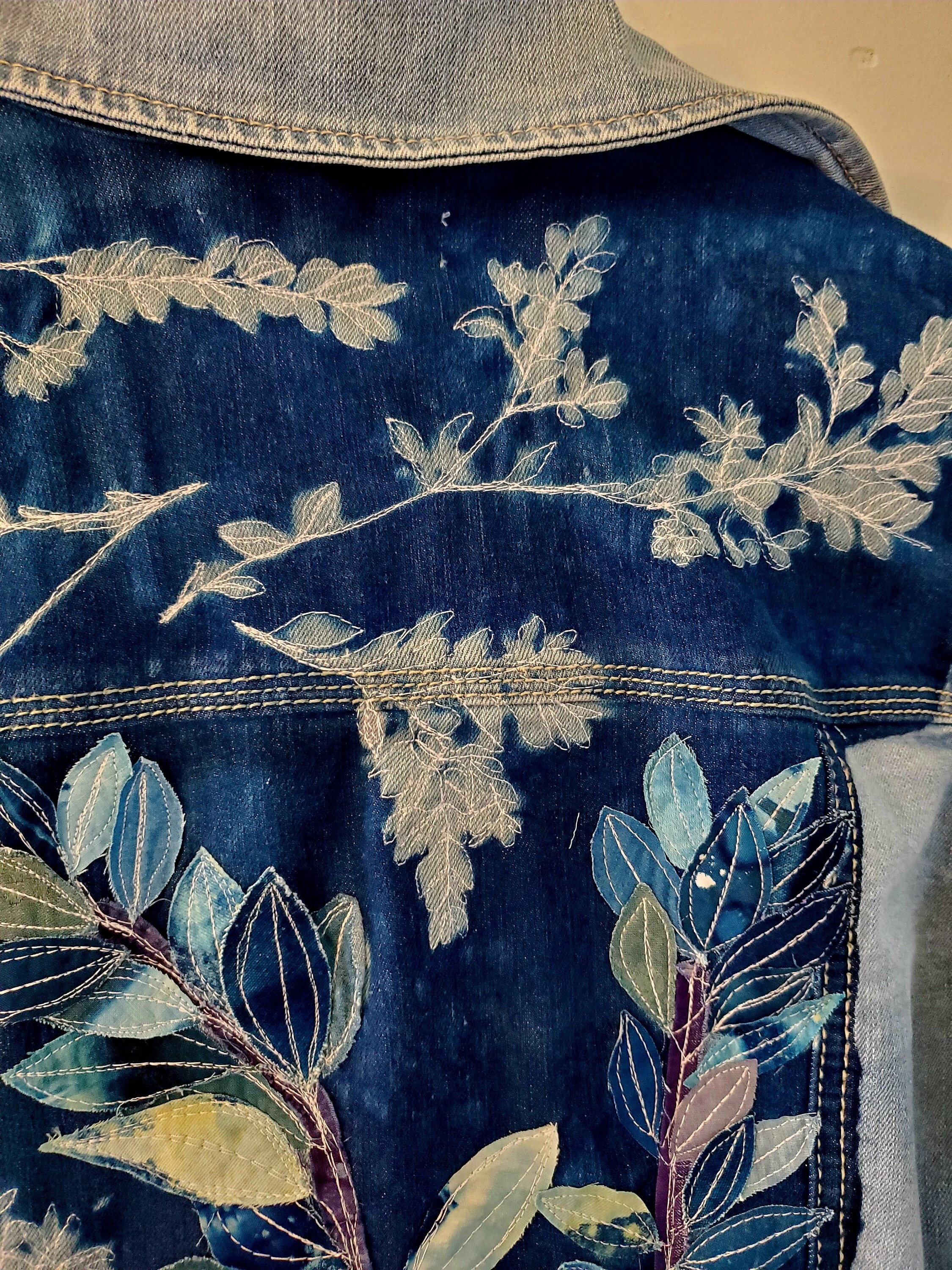 Maggie Upcycled Denim Jacket ~ Small