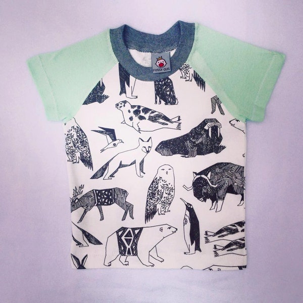 Organic Cotton Arctic Animals Tee