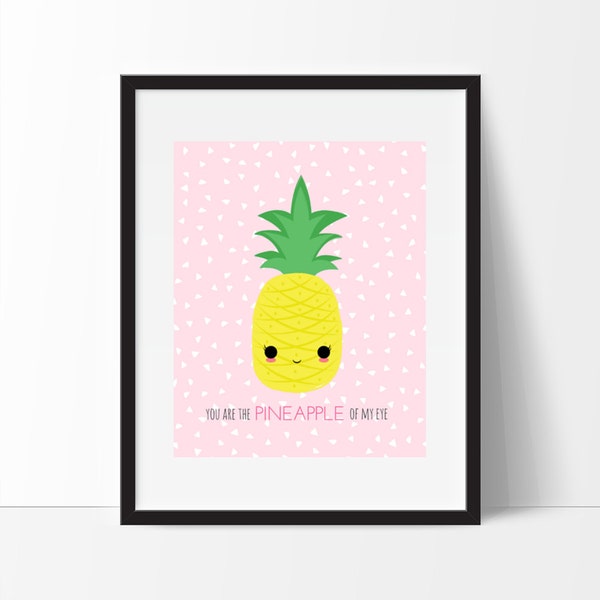 Pineapple Nursery Art Etsy