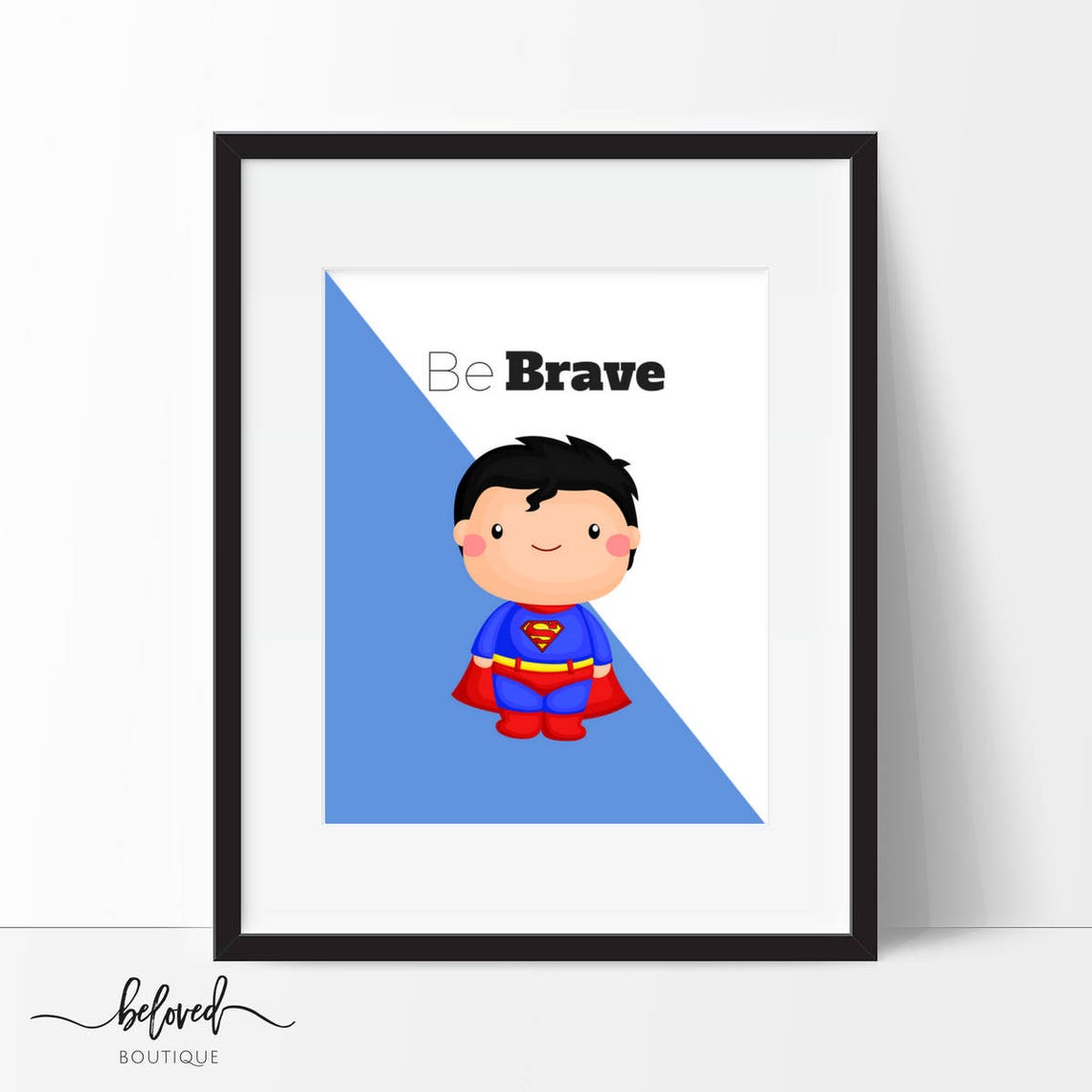 Superhero Print Set Superhero Wall Art Boys Room Decor Etsy