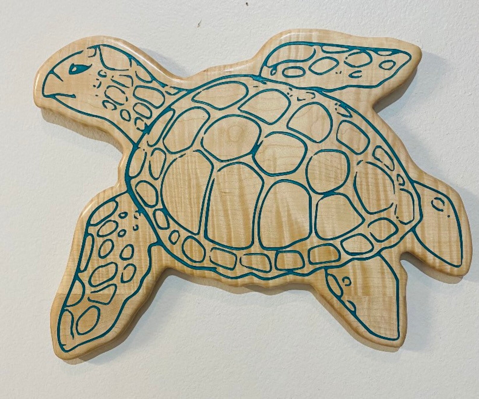 Handmade Wood Wall Hanging Sea Turtle Etsy