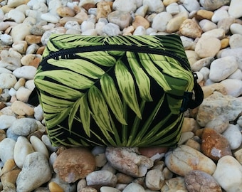 Tropical print Toiletry Bag -  Travel Bag