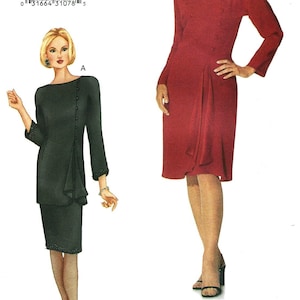 Vogue Pattern 7206 Dress Tunic and Skirt size Misses/Misses Petite 14-16-18