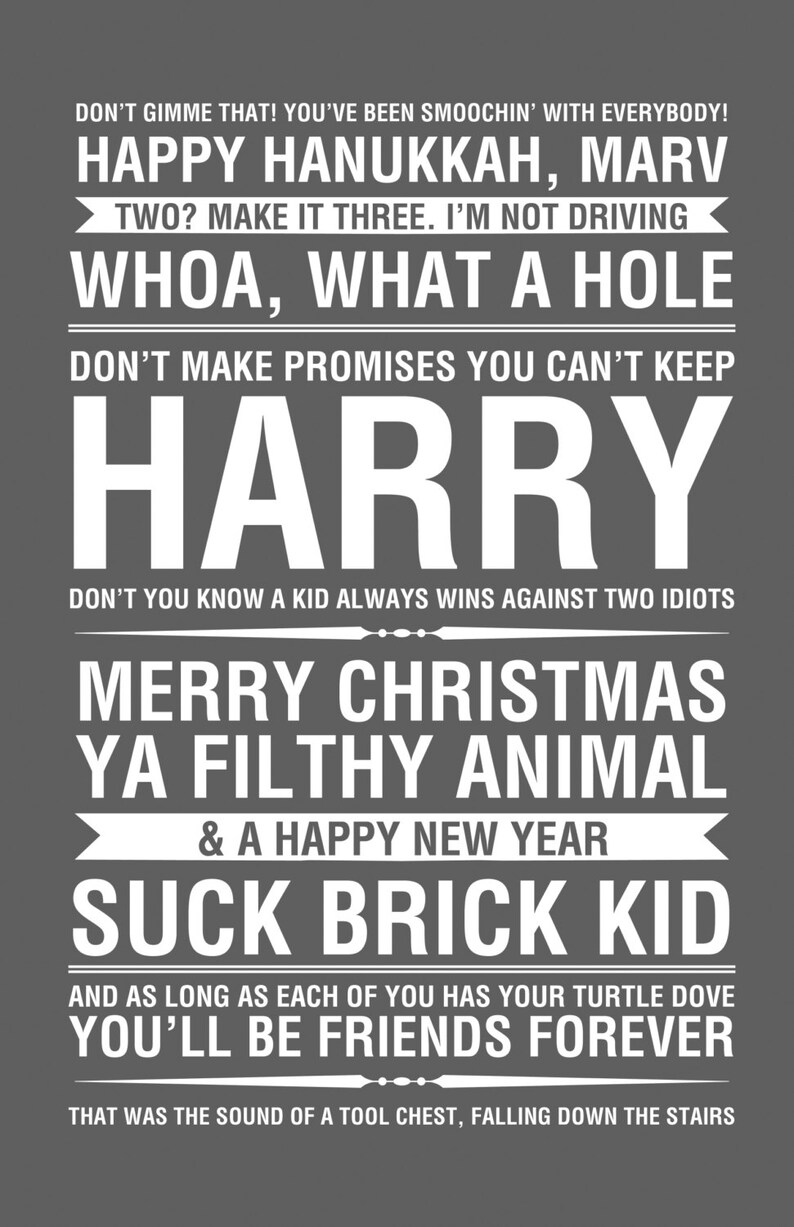Home Alone 2 Quotes Jpeg 11x17 11x14 INSTANT DOWNLOAD Etsy