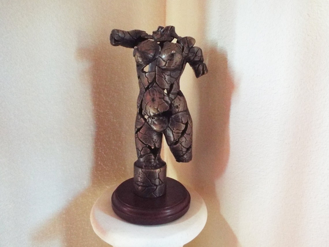 Original Bronze Sculpture Broken Female Torso by Etsy