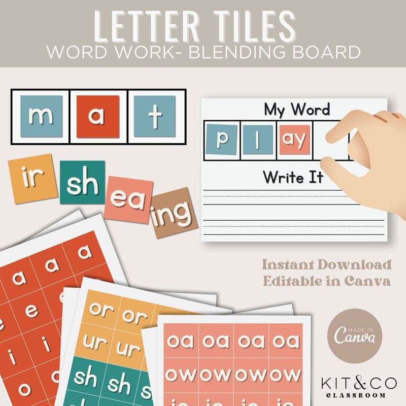Ufli Word Work Mats Etsy