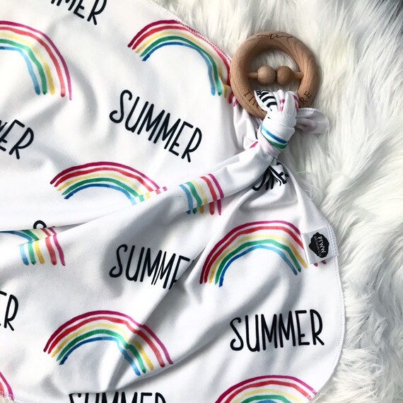 Lovey Size Personalized Blanket Baby Blanket Name Blanket Etsy