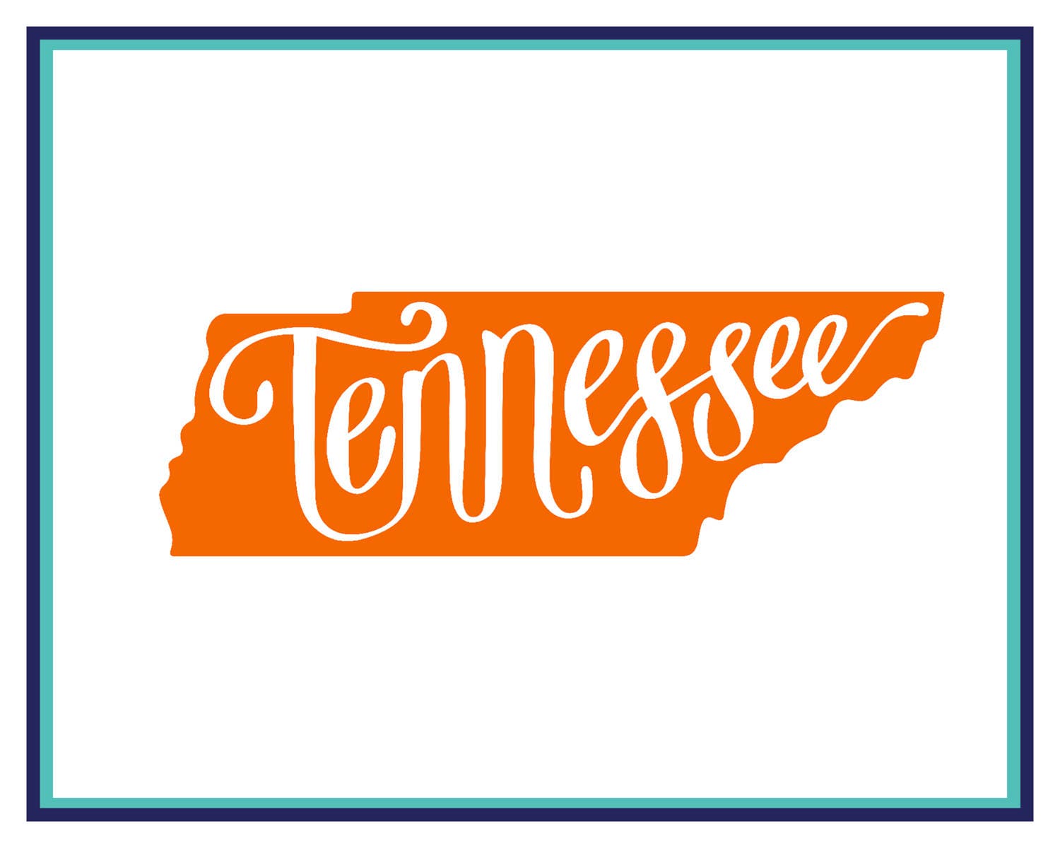 Tennessee Decal Tennessee Car Decal Tennessee Laptop Decal Etsy