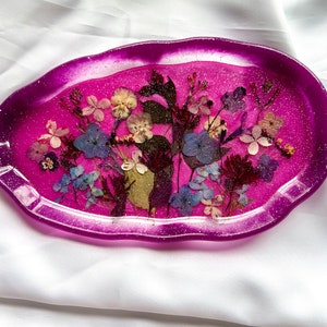 Decorative floral tray image 9