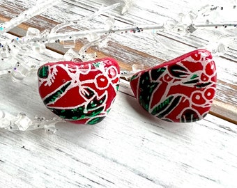 Clip on earring Winter Berry