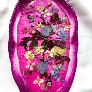 Decorative floral tray image 5