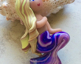 Mermaid doll ornament , mermaid pendant