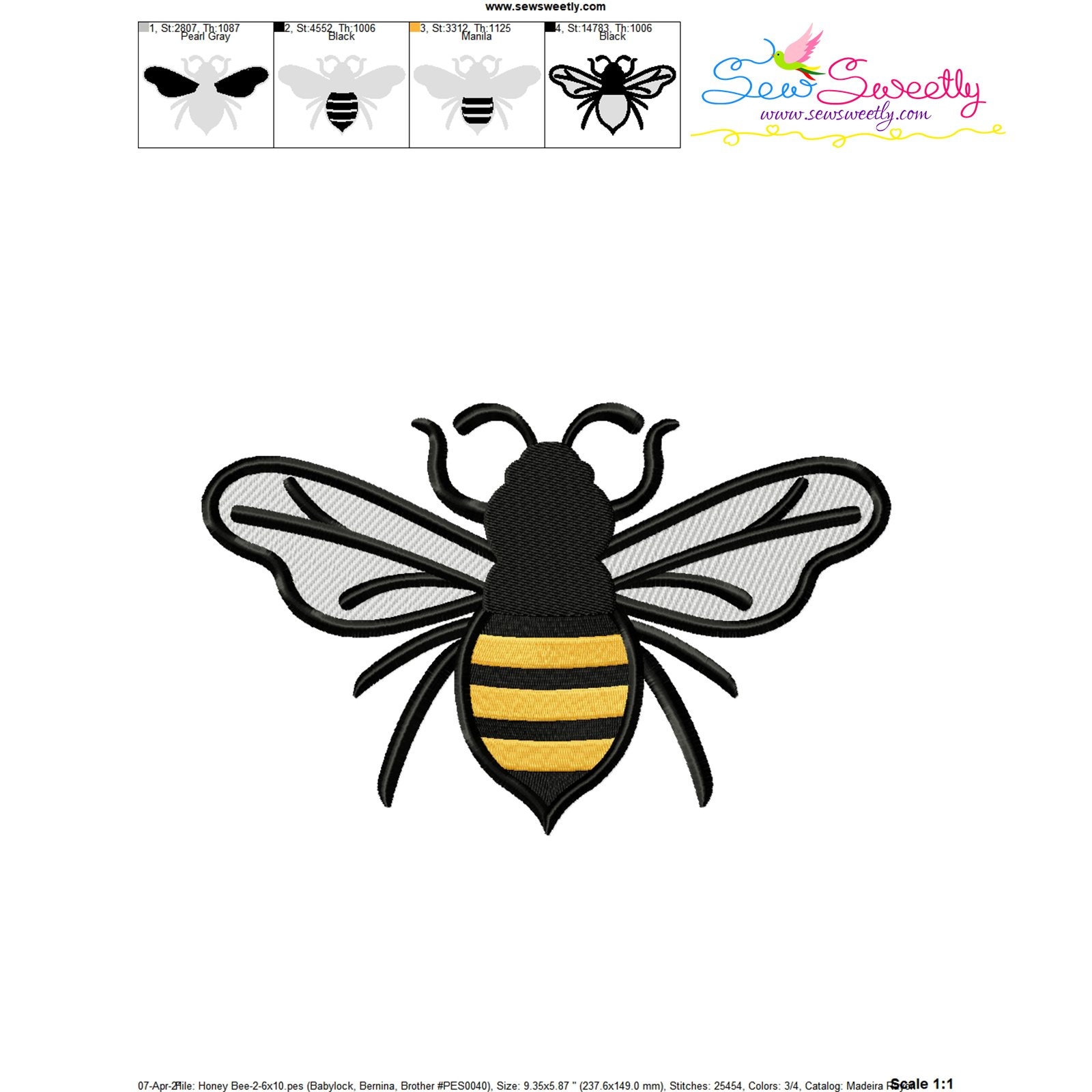 Honey bee2 embroidery design  etsy Honey bee2 embroidery design  etsy