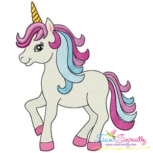 Sweet Unicorn Embroidery Design