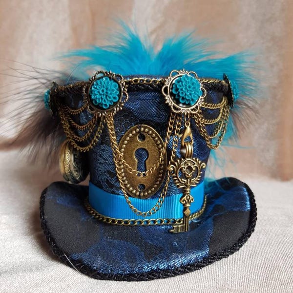 Steampunk mini top hat