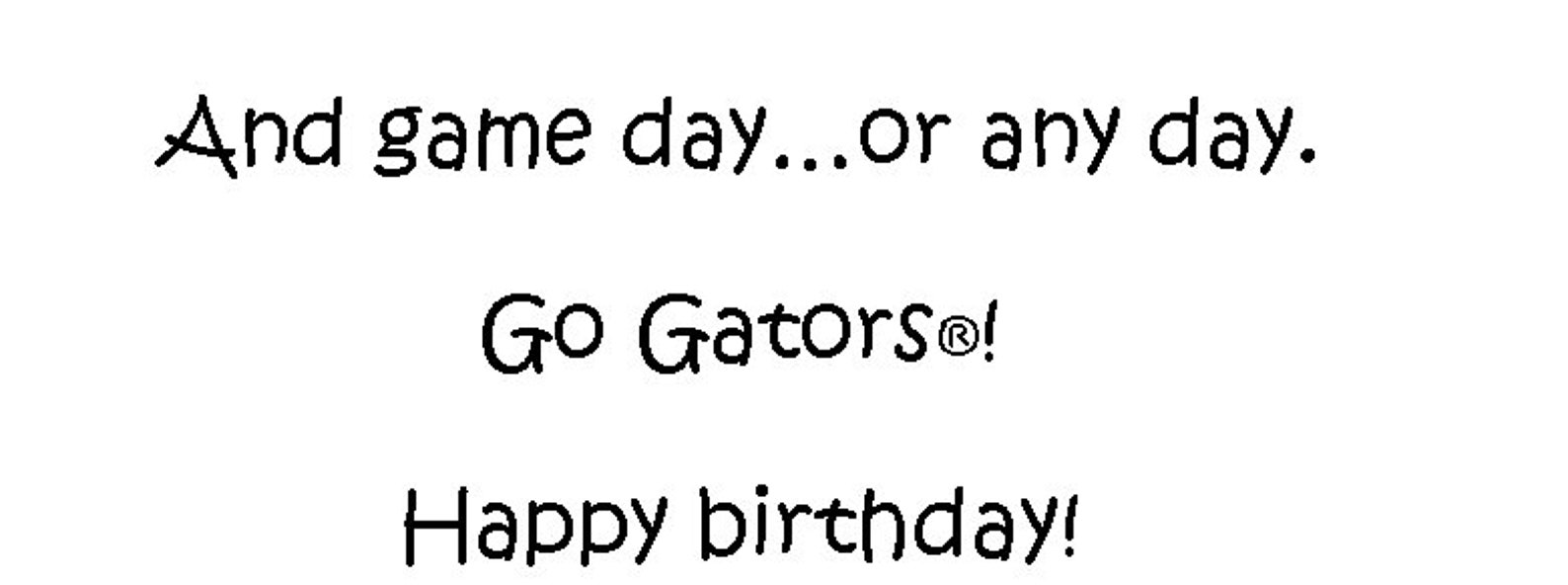 Gator Birthday Greeting Card Gator Greeting Cards Florida Etsy