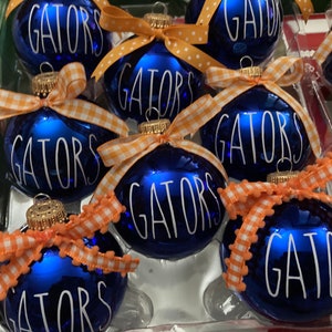 Licensed Gator Ornament Ball image 1