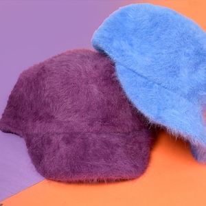 Y2k Faux Fur Hat - Etsy
